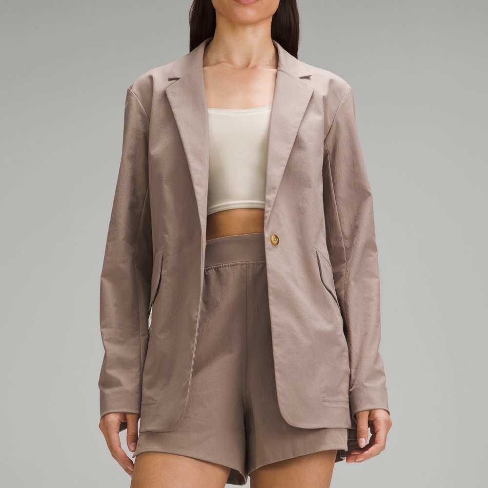 Lululemon Relaxed Fit Twill Blazer